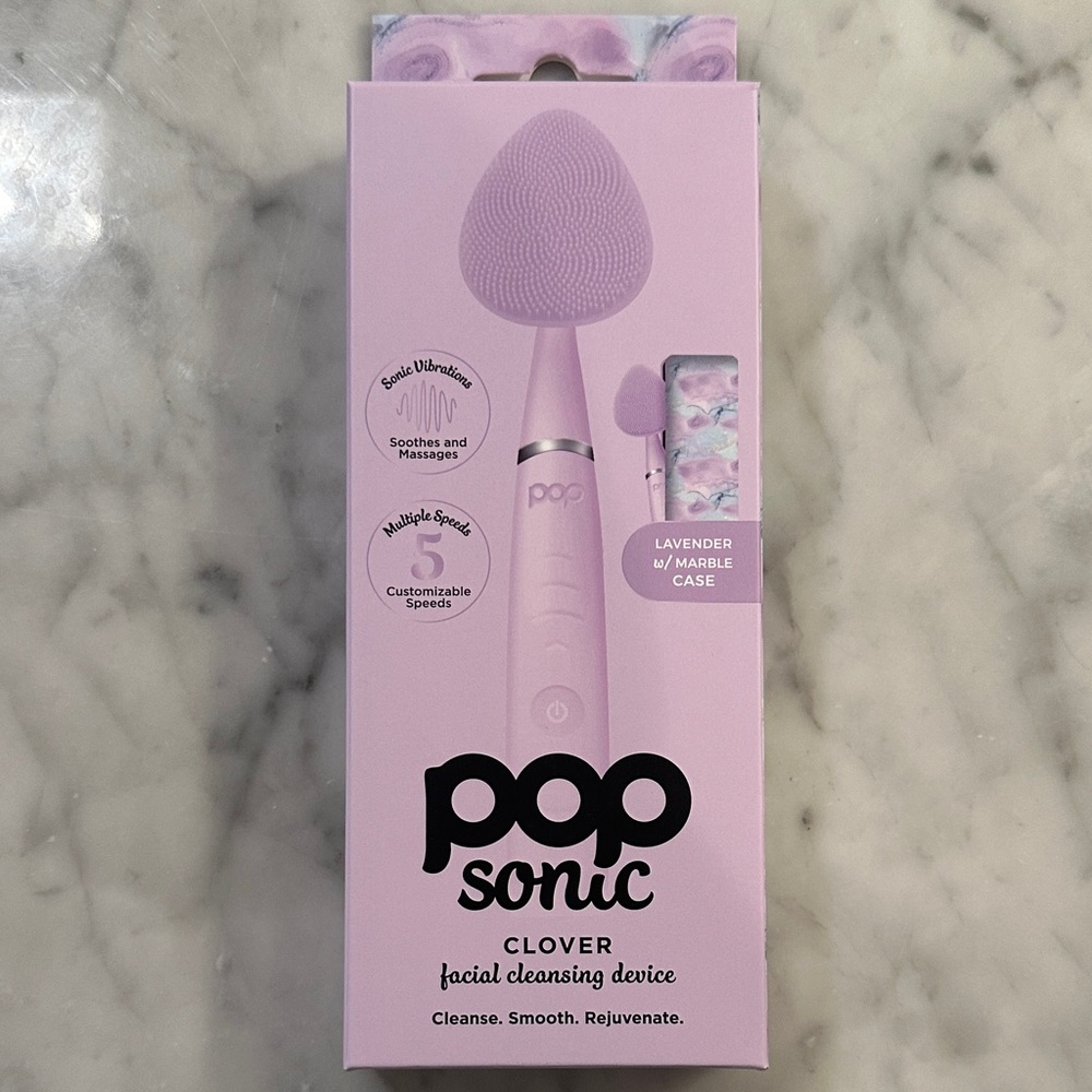NWT Pop Sonic Lavender Facial Cleansing Device